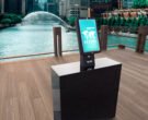 Терминал самообслуживания Elpix U5 Черный в интерьере